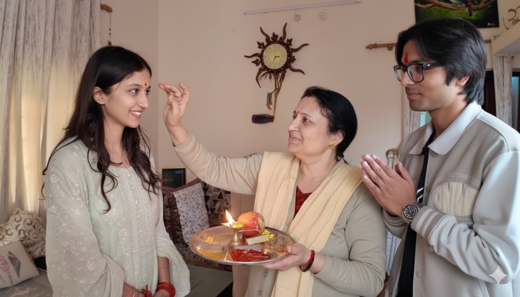 Sourav and Avantika from sourav joshi vlogs first visit inlws home