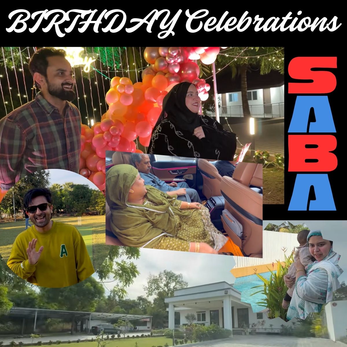 saba birthday celebration 2025