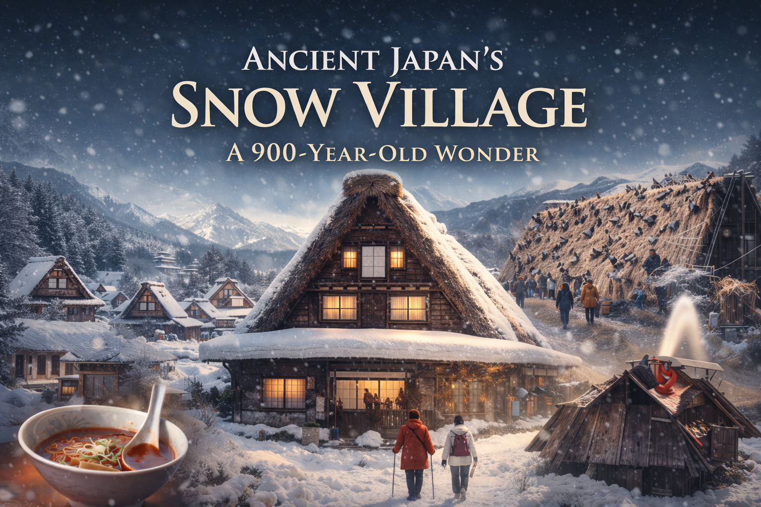 Ancient Japan's Snow Village A 900-Year-Old Wonder