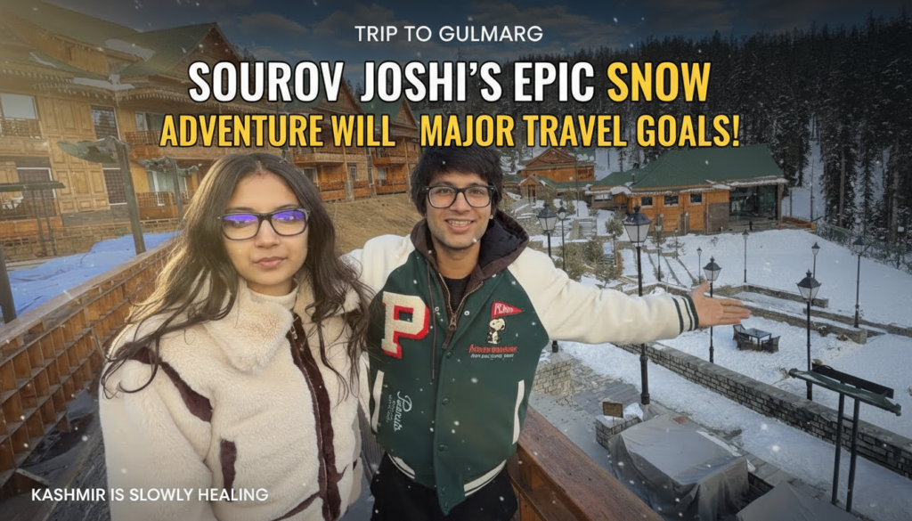 Sourav Joshi's Epic Snow Adventure at kashmir