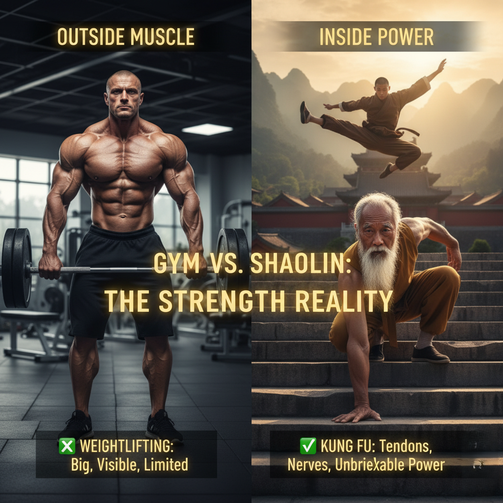 Gym Muscles vs. Shaolin Strength The Reality Check