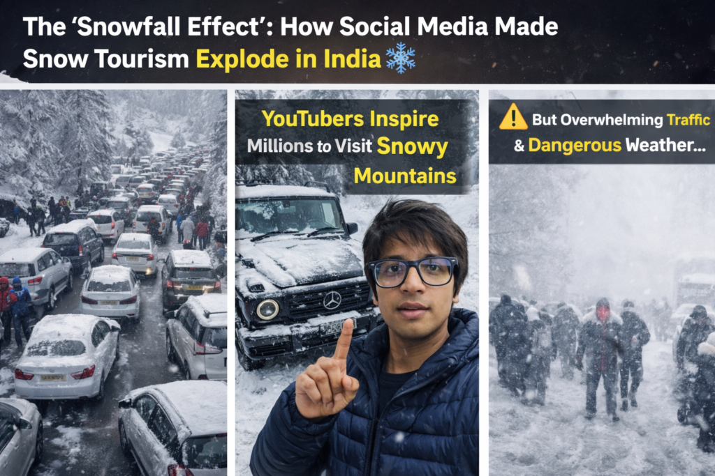 How Social Media Made Snow Tourism Explode in India