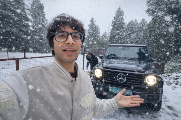 Sourav Joshi (Nainital) in G-Wagon snow fall trip