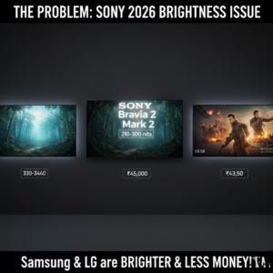 Sony's cheap models (like Bravia 2 Mark 2): 210-300 nits (not bright)