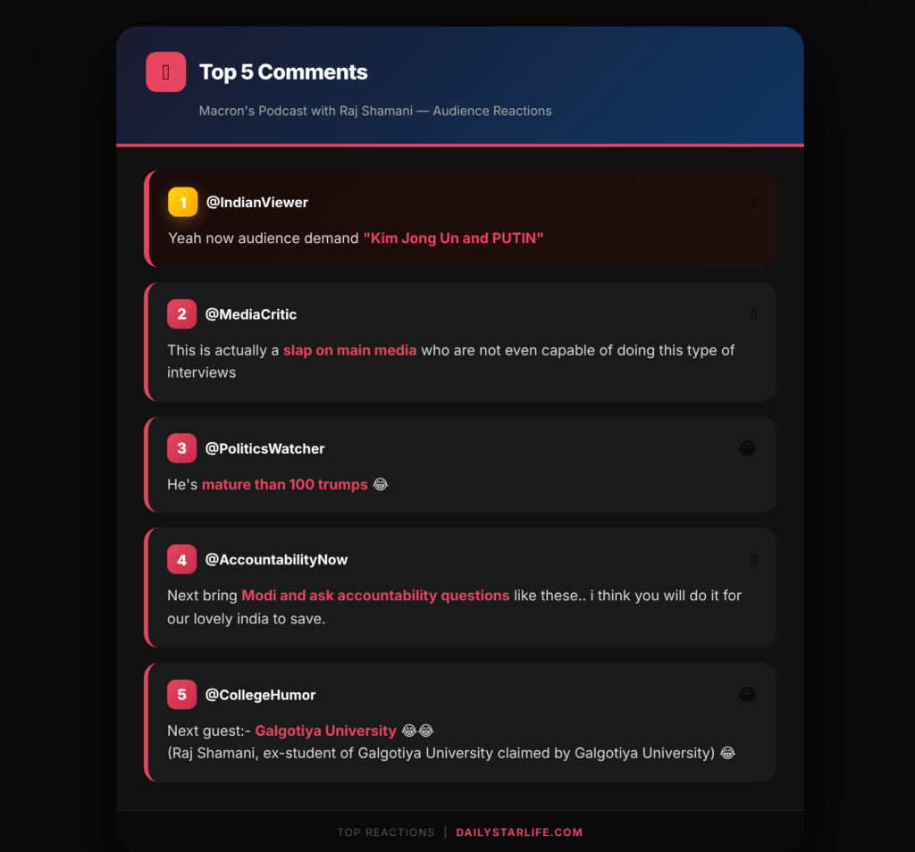 Top comments on the video