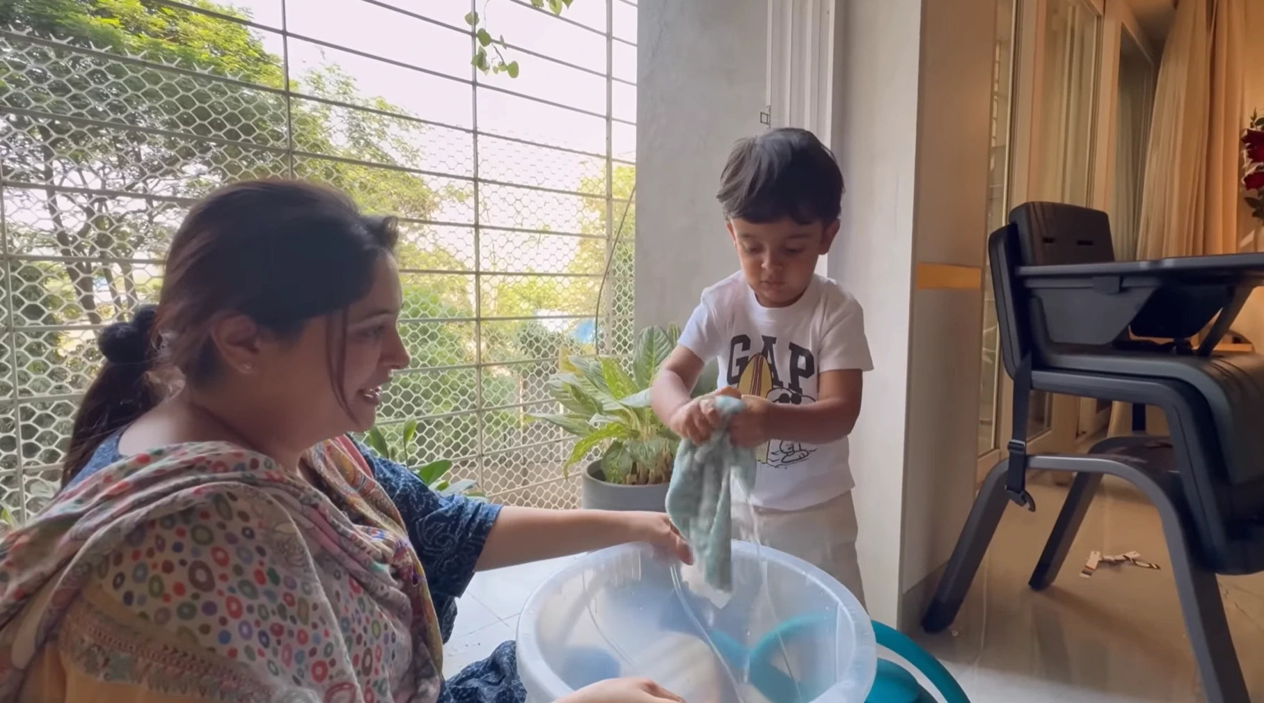 dipika and her son ruhaan in their latest vlog