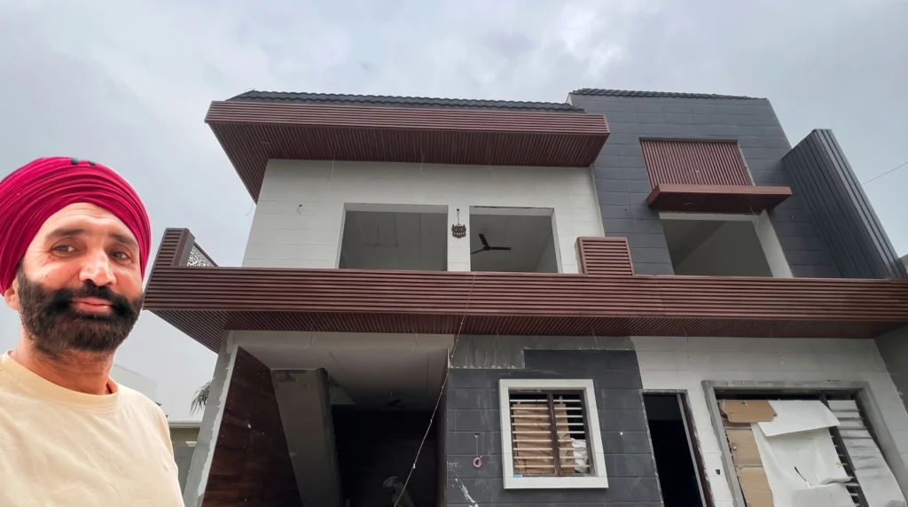 vlogger jaan mahal and his under construction house